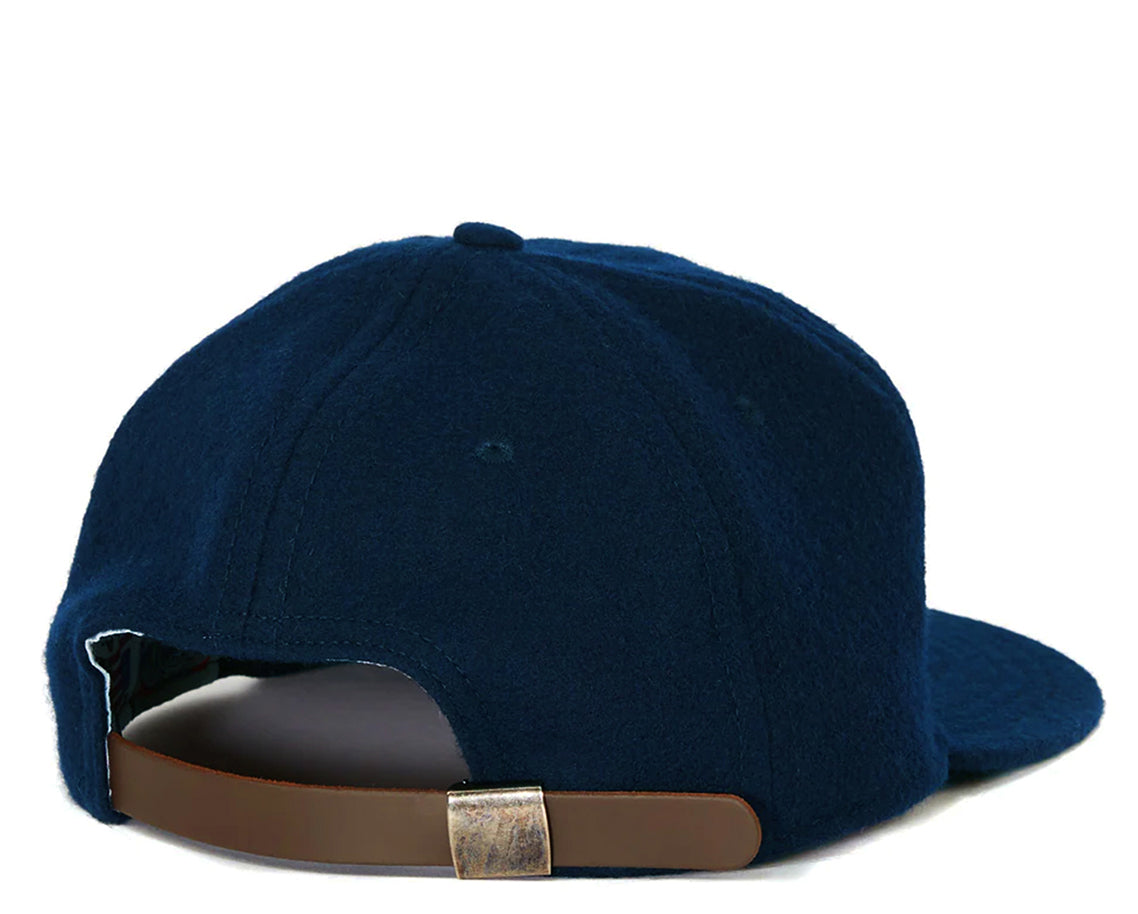 Back View of Natural Wool Baseball Cap