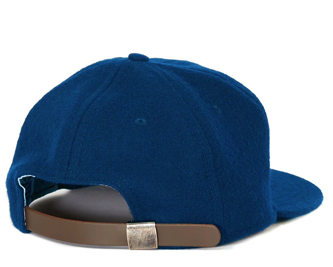 Light navy baseball cap with an adjustable strap