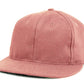 Left View of Pink Natural Wool Baseball Cap