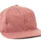 Coral natural wool baseball cap